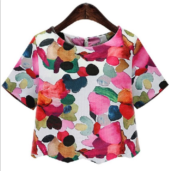 Tops - Bright Colorful Blouse